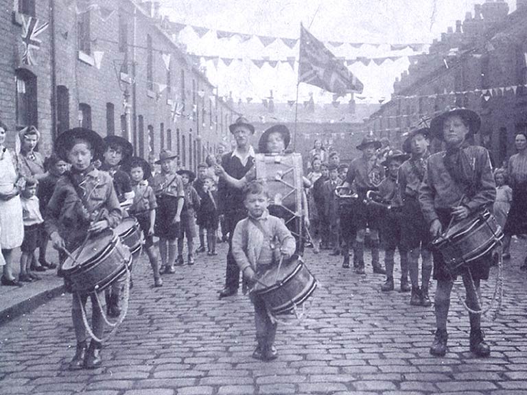 A Parade in Winter Street A Parade in Winter Street